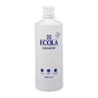 Fles ecola plakaatverf wit