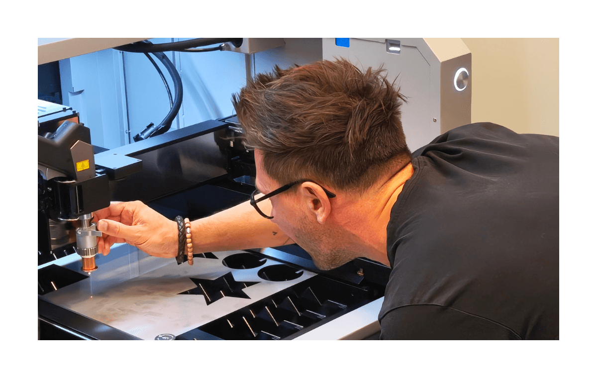 dpi adviseur stelt de nozzle in van de cnc machine van xTool